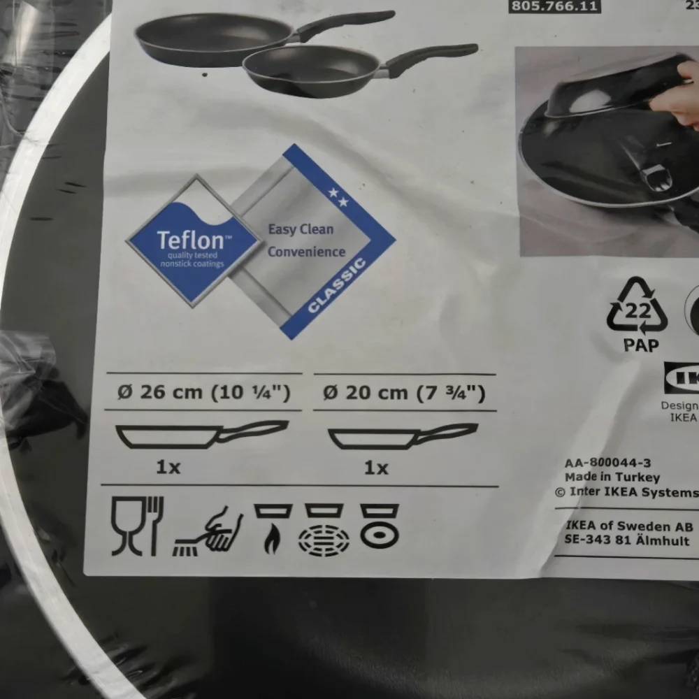 (Retired) IKEA KAVALKAD Frying pans, set of 2